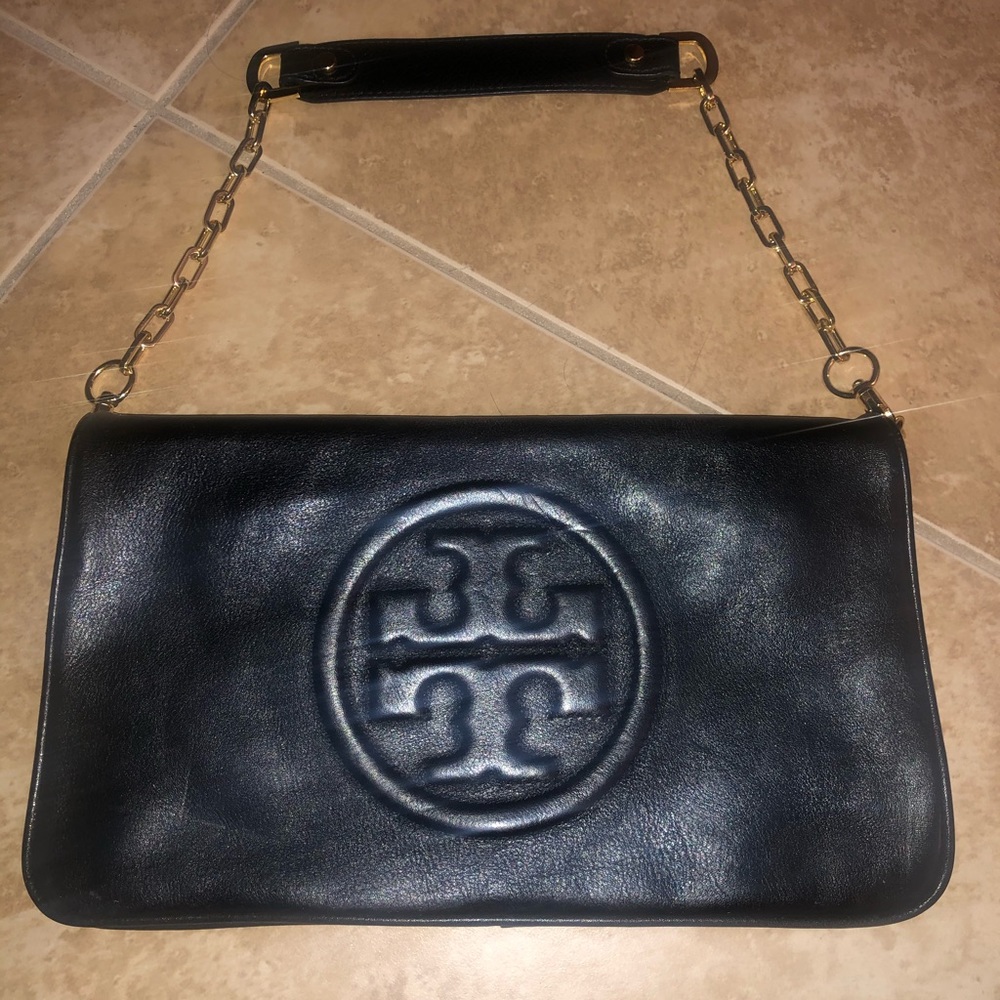 Authentic Tory Burch Clutch/Shoulder Bag